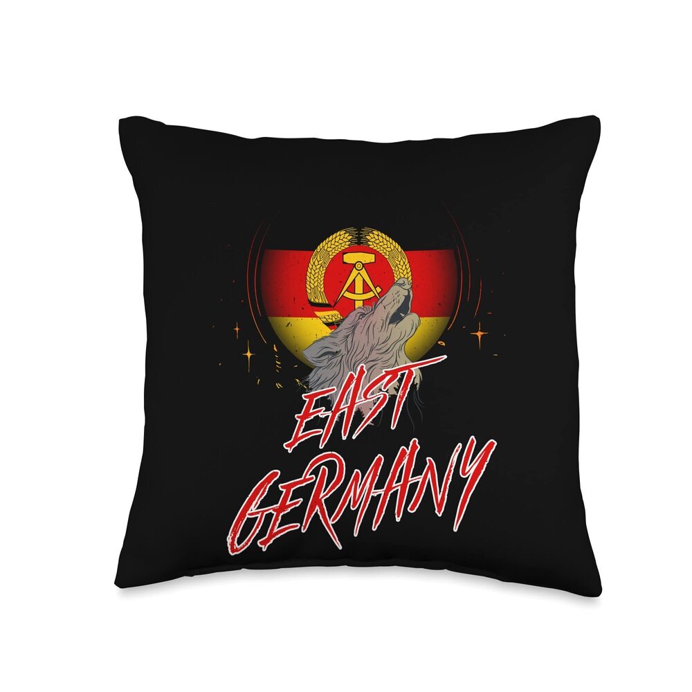 8415 East Germany Throw Pillow, 16x16, Multicolor